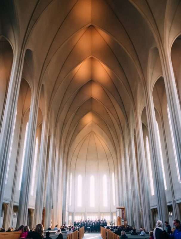 inside a church