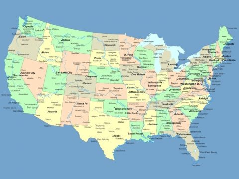 States Enact Legislation Having a Mixed Effect on ICs United States of America Map
