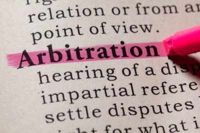 Arbitration highlighted