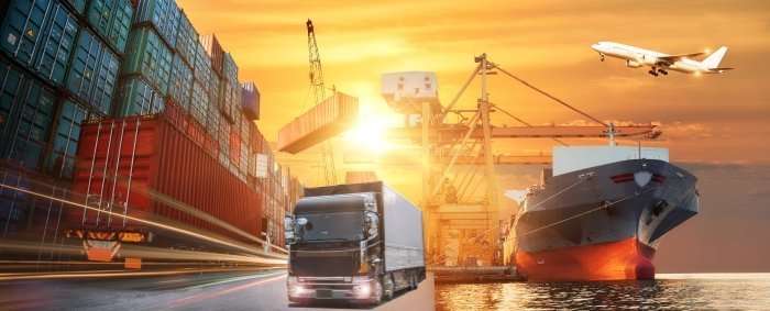transportation truck ship plane