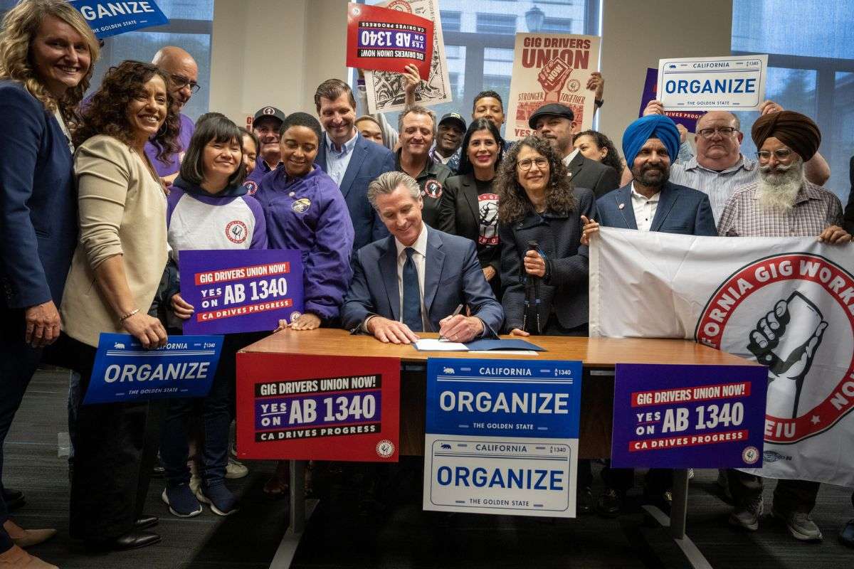 New California Law Allows Rideshare Workers to Unionize While Remaining Independent Contractors