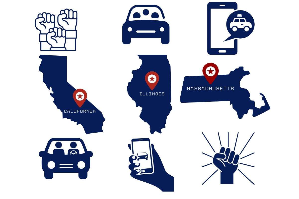 Collective Bargaining Rights for Rideshare Drivers: California and Illinois Join Massachusetts in Paving the Way
