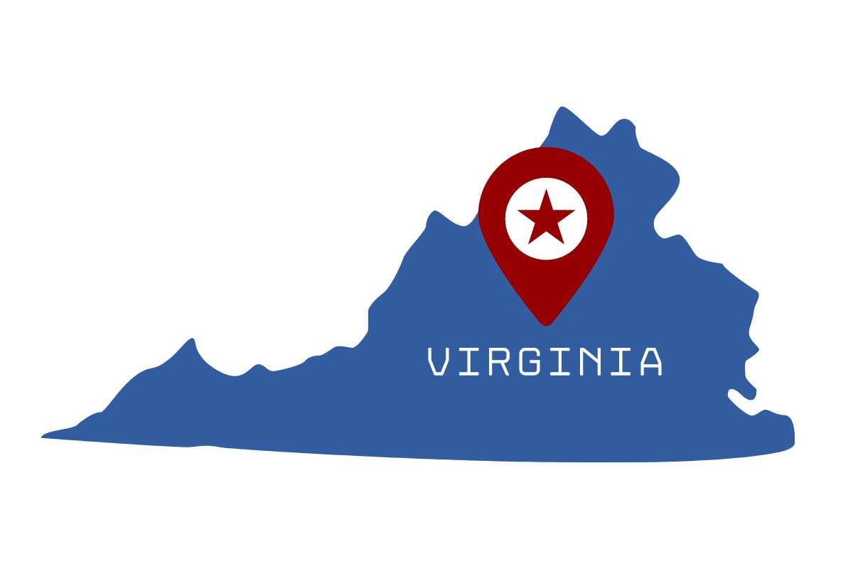 Virginia Significantly Raises Worker Misclassification Fines Commonwealth of Virginia map