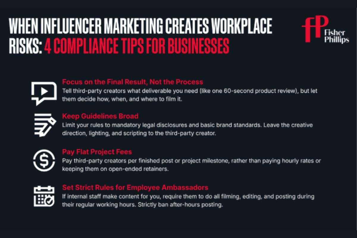 When Influencer Marketing Creates Workplace Risks: 4 Compliance Tips for Businesses