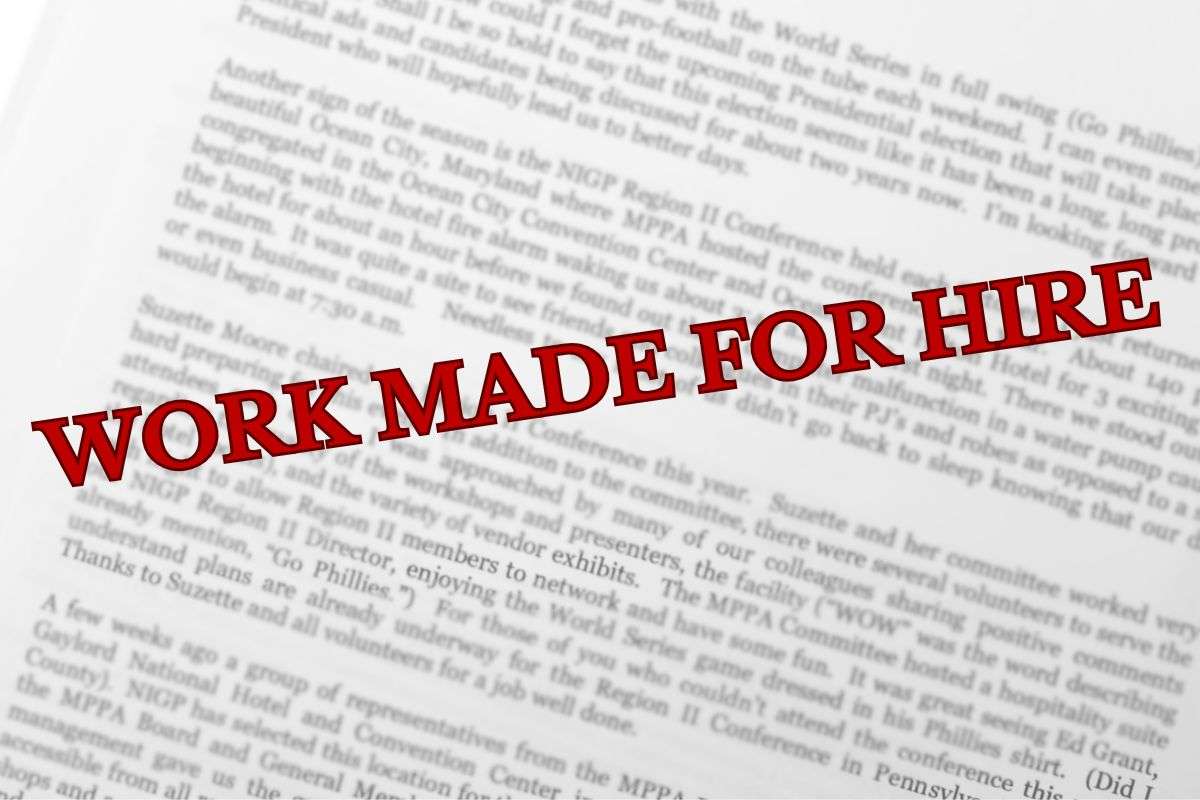 Who Owns the Copyright Under the Work-for-Hire Doctrine?
